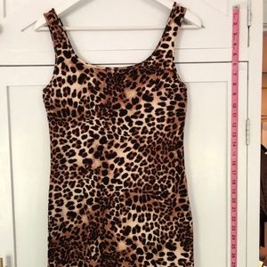 H&M Leopard tank top